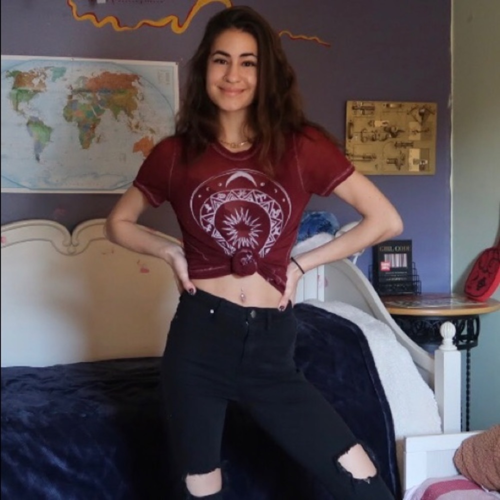 Maroon Planet T-Shirt